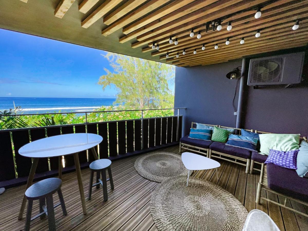 Le Petrel Bleu - Appartement Sur La Plage Des Tortues A Saint-Leu Bagian luar foto