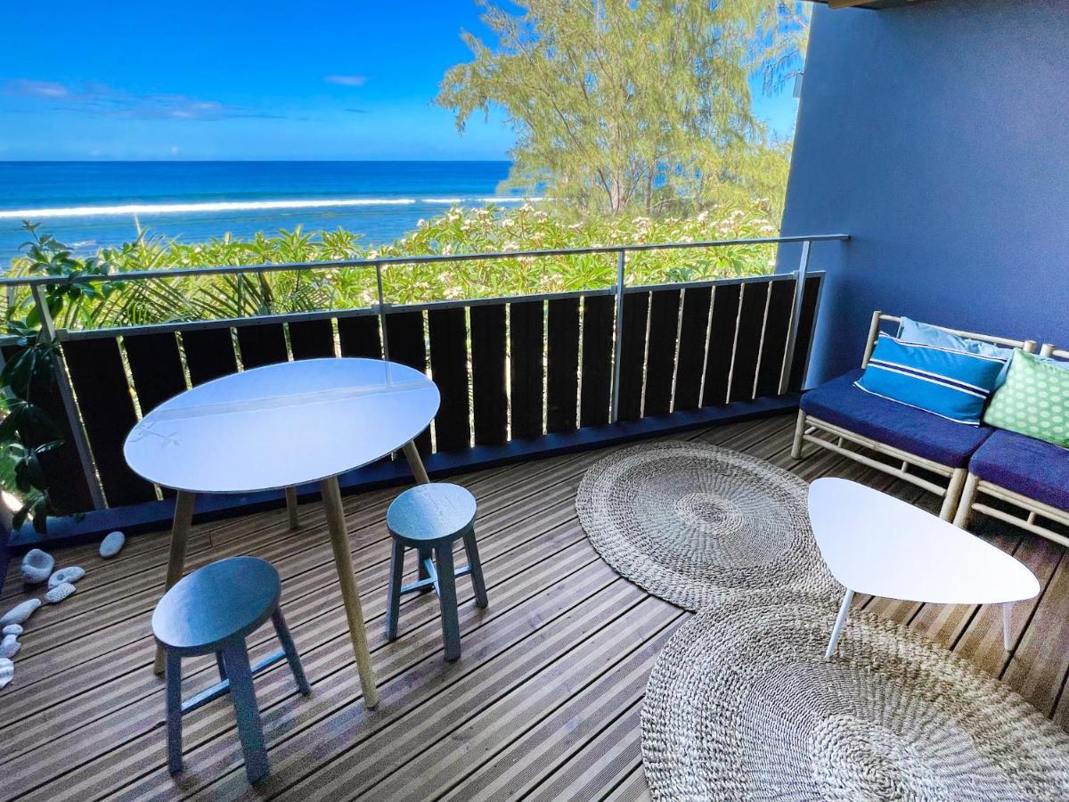 Le Petrel Bleu - Appartement Sur La Plage Des Tortues A Saint-Leu Bagian luar foto